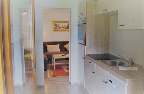 Unterschonau Apartment | Ferienwohnung Grünstein, 1 bis 2 Personen, 54 qm, 1 Schlafzimmer, extra Küche, Balkon