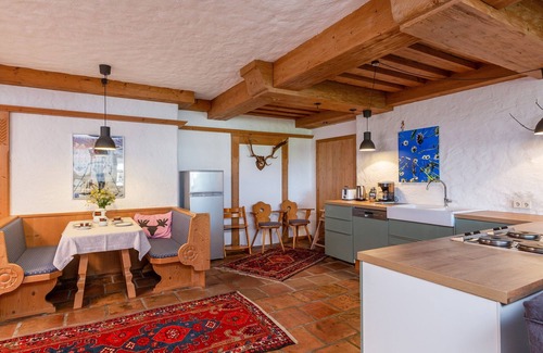 Blindau Apartment | Ferienwohnung Dominik mit Terrasse und Bergblick