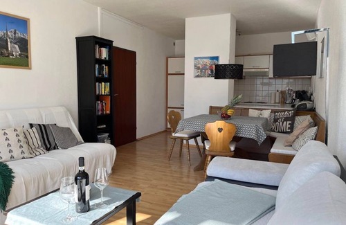 Saalfelden am Steinernen Meer Apartment | Ferienwohnung Malejo am Hochkönig - Appartement/fewo, Dusche und Bad, WC, Bergseite