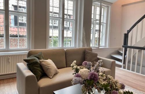 Luebeck Old Town Apartment | Ferienwohnung Marzipan - im Herzen der Altstadt, historisches Gebäude mit modernem Ambiente, W-LAN