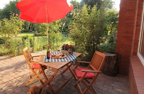 Krummsee Apartment | Ferienwohnung Nr. 01 Der Vogelhändler, EG, 42qm, 1 Schlafzimmer, Max. 2 Personen