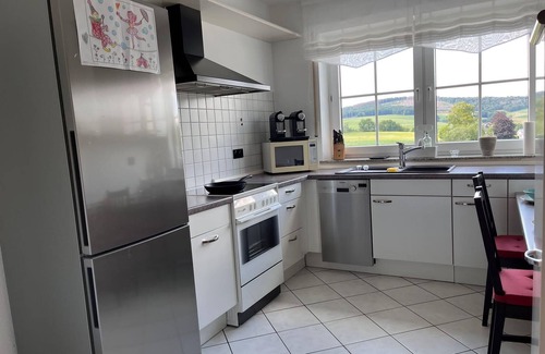 Meinerzhagen Apartment | Ferienwohnung Orth, Tor zum Sauerland, mit großer Terrasse