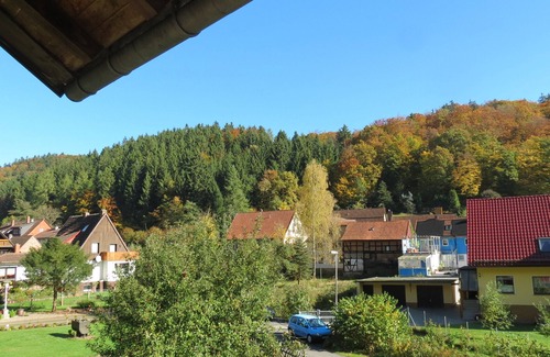 Steina Apartment | Fewo mit Balkon Direkt am Wald und Wanderweg, DG, Ruhe Pur, 2-4 Pers , Wlan Grat