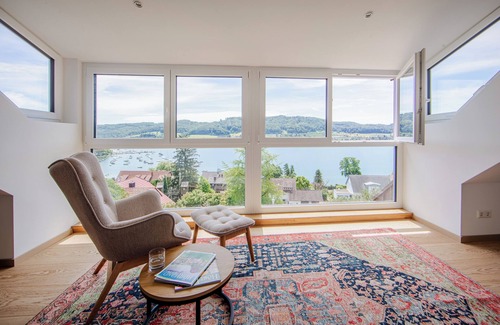 Ohningen Apartment | Fewo Rebberg , Fantastischer Seeblick aus Allen Zimmern, Ruhige Hanglage