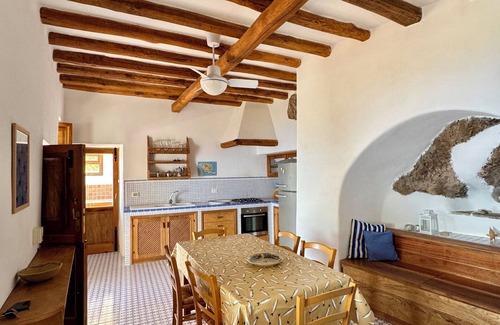 Filicudi House | Filicudi villa Aeolian style panoramic view next riserva felci above Portella