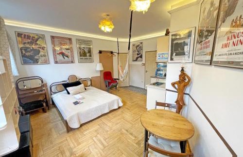 Kelenfold Apartment | Film Poster or Coffee Basement Apartman with terrace