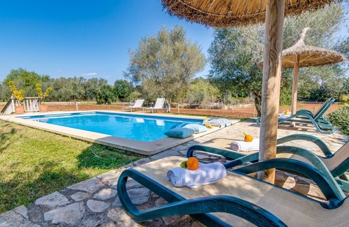 Buger House | Finca in Búger with Pool & Mountain Views