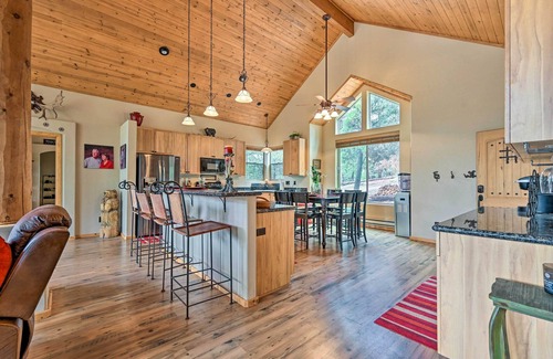 Groom Creek Cabin | Fire Pit, Deck & Grill: Serene Prescott Cabin!