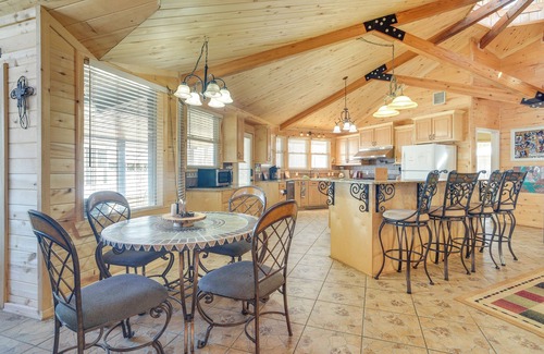 Negreet House | Fire Pit, Views: Lakefront Toledo Bend Retreat!