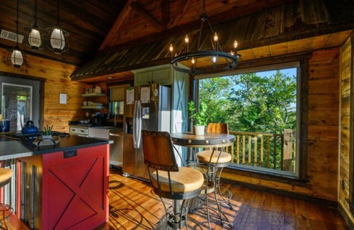 Ringold Cabin | Fireplaces, hot tub, romantic cabin perfect for a honeymoon or a getaway for two