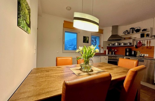 Kleines Wiesental Apartment | First floor apartment with bright conservatory, terrace, fireplace and WLAN - Apartment A