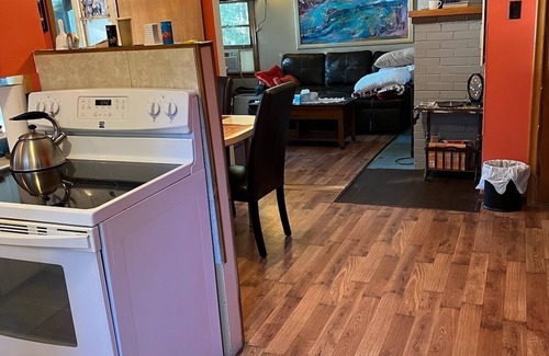 Algoma District House | Fishing off dock! One minute to private lake. Lakefront Getaway. Private home.