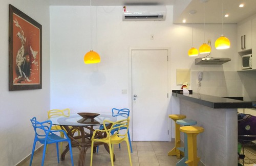 Enseada Apartment | Fit in gated beachfront condominium