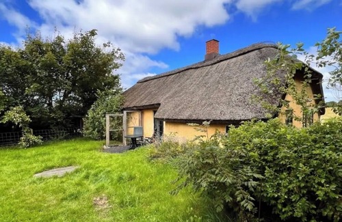 Hurup Thy Cottage | Fjord romance in a thatched-roof house! Dogs are very welcome 🍀