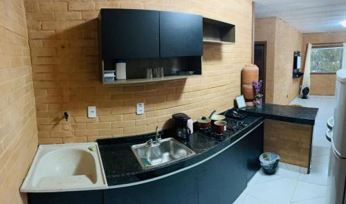 Alto Esplanada Apartment | Flat com 2 quartos 2 banh AR e uma vista espetacular na área central de GV com cozinha completa-Bom p grupos ou familias ou empresas