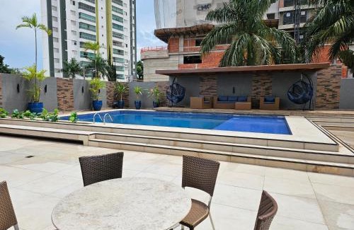 Setor Pedro Ludovico Apartment | Flat Crystal Place 808 com piscina