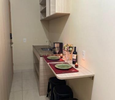 Alto Esplanada Apartment | Flat na área central com AR-garagem-wifi-confortável