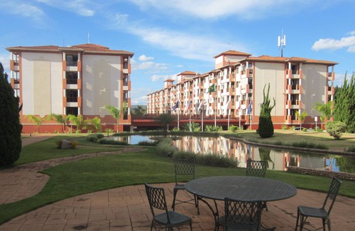Smin Resort | Flat residential, on the edge of Lake Paranoá, 1 bedroom, entertainment area, 3 people.