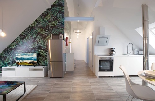 Ljubljana City Centre Apartment | Flex Multicolour Tour As/Comfy designed 1BR apartment, free WiFi and AC