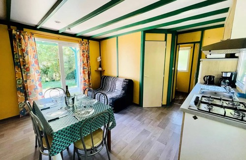 Camon Ski Chalet | Flower Camping LA GDPOLA * - Chalet Epicea Comfort 32m2 - 3 bedrooms - Covered terrace 15m2 6 people