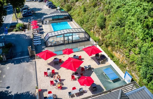 Treignac House | Flower Camping La Plage * - Mobile home Comfort 18m2 (1 bedroom) + TV + terrace semi covered 3 people