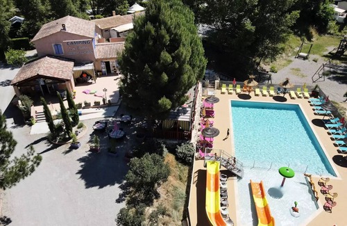 Saint Maime House | Flower Camping La Rivière * - Mobil-Home Comfort 29m2 (2 bedrooms) + covered terrace 5 people
