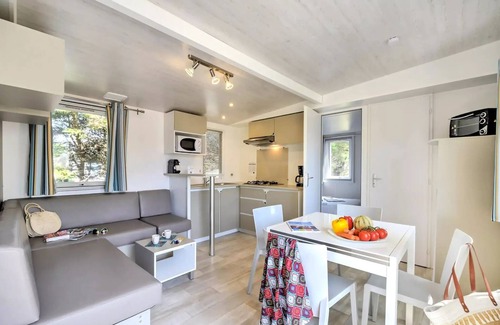 Batz-sur-Mer House | Flower Camping Les Paludiers * - Mobil-home Premium 30m2 (2 bedrooms) + semi-covered terrace + TV + bed linen 5 people