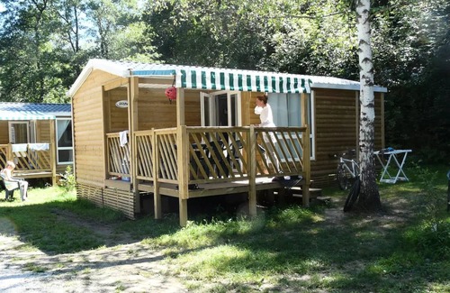 Saint-Theoffrey House | Flower Camping Ser Sirant * - Mobile Home Comfort Riviera 32m2 - 3 bedrooms + semi-covered terrace 15m2 + TV 6 persons
