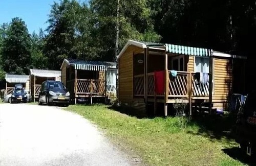 Saint-Theoffrey House | Flower Camping Ser Sirant * - Mobile Home Comfort Riviera 32m2 - 3 bedrooms + semi-covered terrace 15m2 + TV 6 persons