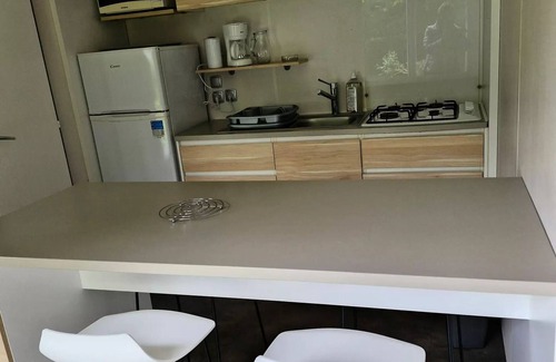 Pressignac House | Flower Lake Camping * - Mobile home O'Hara 2 bedrooms, covered terrace + TV 4 people