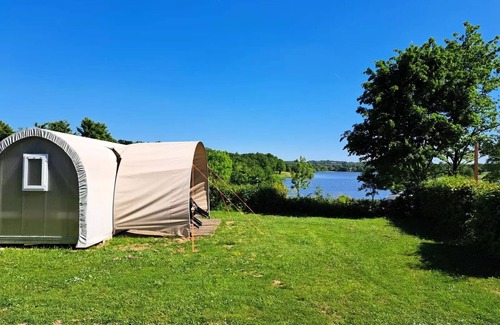 Pressignac House | Flower Lake Camping * - Mobile home O'Hara 2 bedrooms, covered terrace + TV 4 people