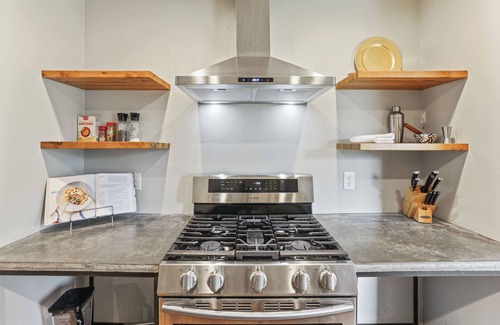 Candler House | Flowing meadow, Hot Tub, Peaceful setting, King bed, Inviting shower, parkway
