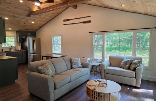 Baldwin Cabin | Foreman Lakefront Cabin Hot Tub! Dog Friendly!