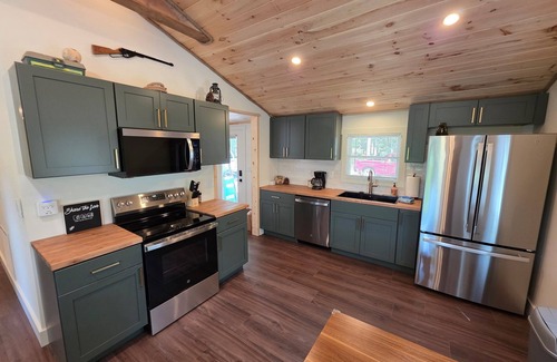 Baldwin Cabin | Foreman Lakefront Cabin Hot Tub! Dog Friendly!