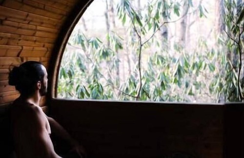 Fairview House | Forest Bathhouse – Sauna + Soak Tub + Luxury