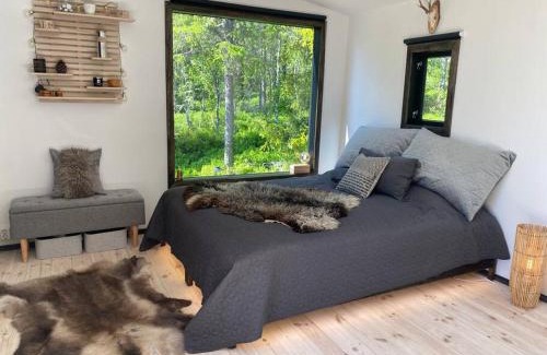 Torsby Municipality House | Forest cabin with stunning mountain view & Sauna