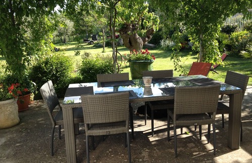 Euzet-les-Bains Cottage | Former silk 300 m2 tastefully renovated with piscine13 x 5 m + Spa