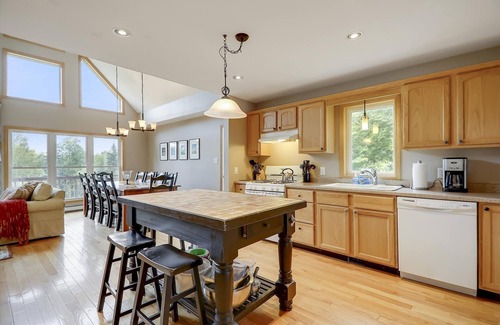 Waterbury Center House | Four Seasons Chalet: 5 br, fireplace, game room, a/c!