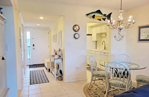 North Litchfield Beach Condo | Fourth Floor Condo Across from Beach Access, Balcony, Pool, Grill Area, Elevator