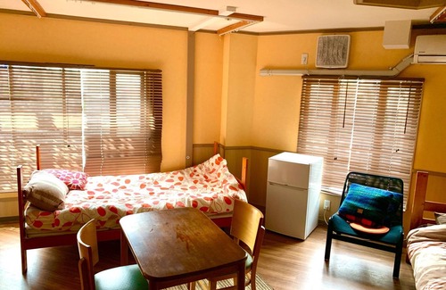 Naniwa Hotel | Fourth room Capacity 4 people Toilet and shower /Osaka Ōsaka