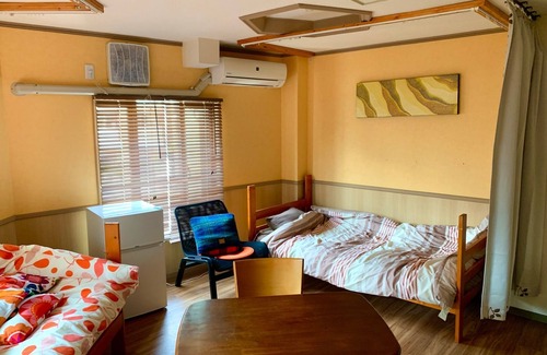 Naniwa Hotel | Fourth room Capacity 4 people Toilet and shower /Osaka Ōsaka
