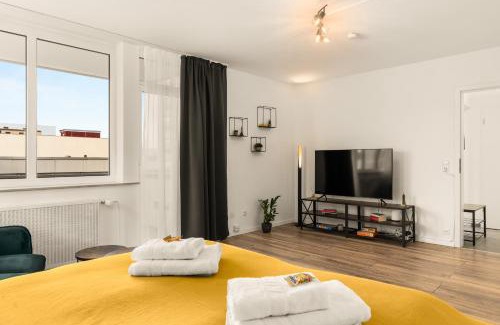 Wolfsburg Apartment | FREE LIVING - City Design Apartments, Zentrum, Outlet, Balkon, Küche