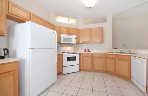 Haines City House | Freshly furnished home in gated community with private west facing pool!