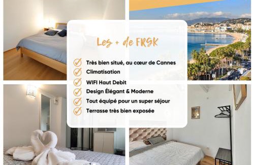 Riou - Petit Juas - Av de Grasse Apartment | FRGK "4 Suites Privées Exclusives"
