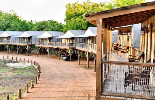 Sutherland Springs Other | Friendship by the Water: Texas Tented Cabin Oasis for a Lakeside Getaway