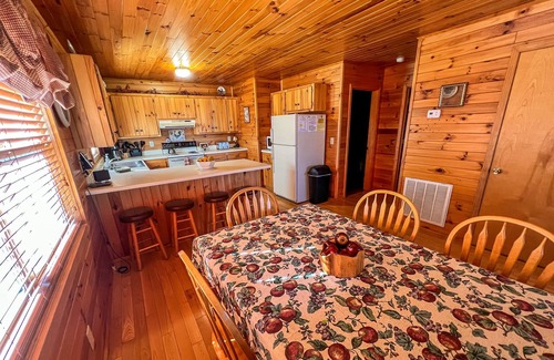 Grassy Creek Cabin | From Fireplace Evenings to Deckside Sunsets- Above It All Has It All