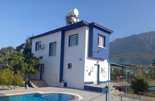 Kyrenia District Villa | Fruit Tree Villa With swimming pool & spectacular Mountain And Sea Views