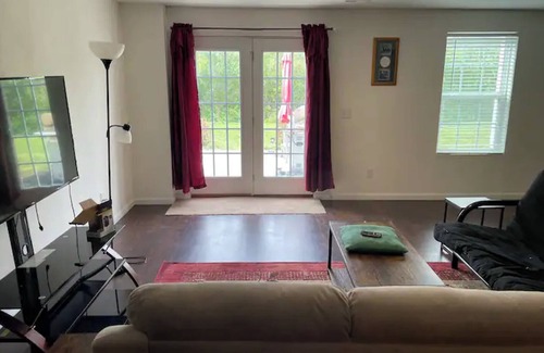 Hudson Apartment | Fully furnished walkout basement apartment with 2 bedrooms, 1 bathroom, kitchen.