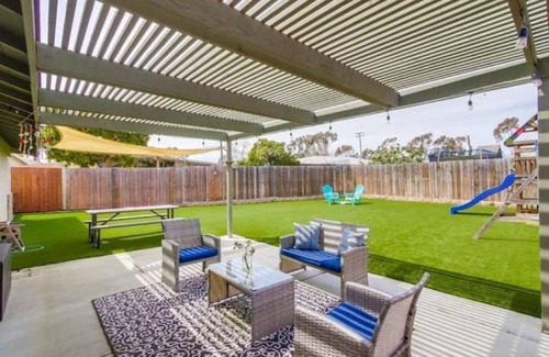 Loma Alta House | Fun Family Home Minutes to Beach and Legoland with Huge Backyard with Playground