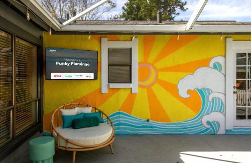 Whitney Beach House | Funky Flamingo 3Kings Beach Gear Hot Tub & Pool